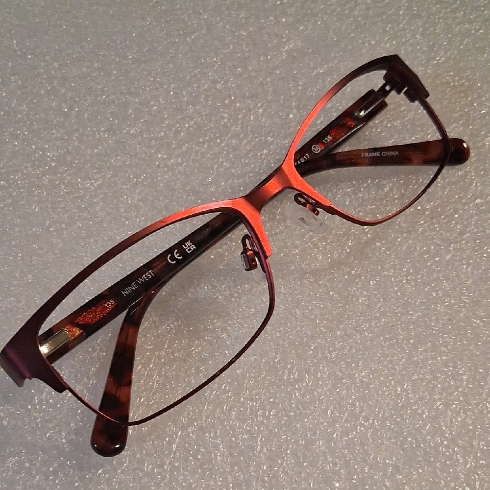 Nine West Red Browline Glasses